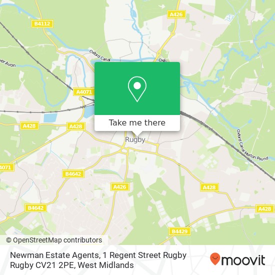 Newman Estate Agents, 1 Regent Street Rugby Rugby CV21 2PE map