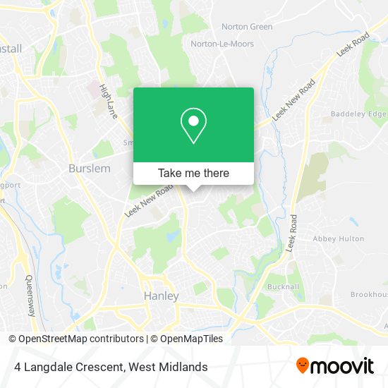 4 Langdale Crescent map