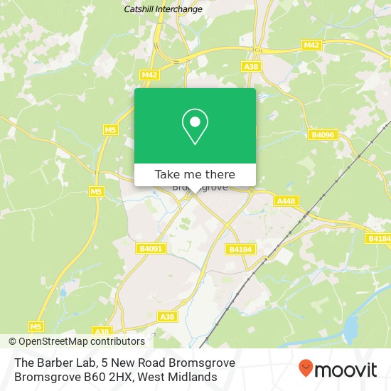 The Barber Lab, 5 New Road Bromsgrove Bromsgrove B60 2HX map