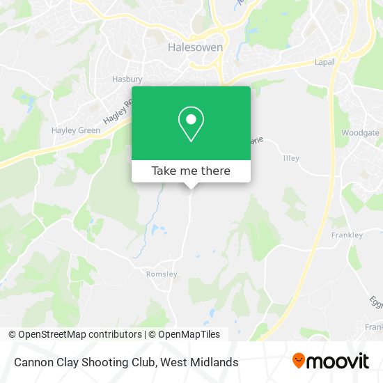 Cannon Clay Shooting Club map