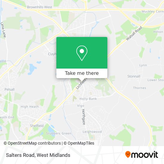 Salters Road map