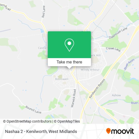 Nashaa 2 - Kenilworth map