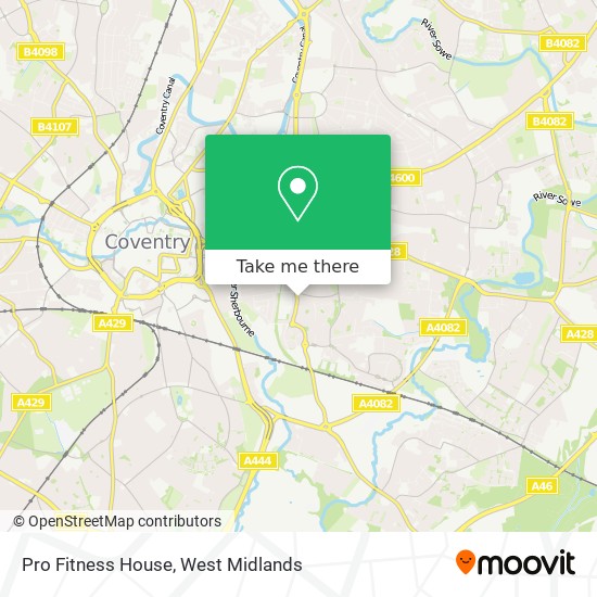 Pro Fitness House map