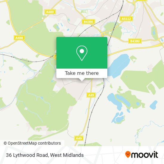 36 Lythwood Road map