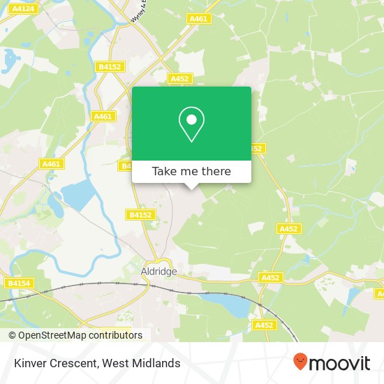 Kinver Crescent map