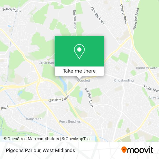 Pigeons Parlour map