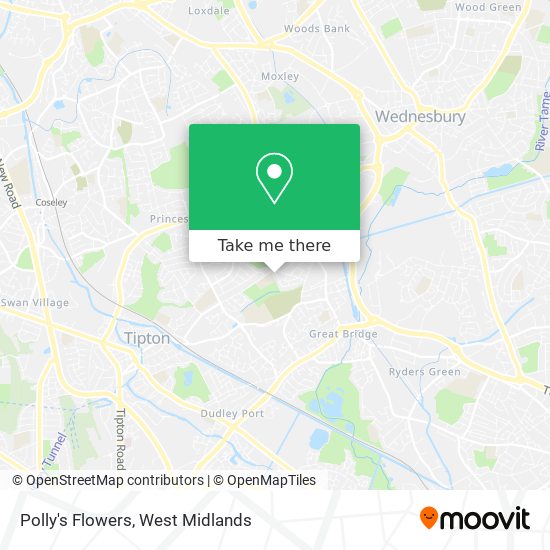 Polly's Flowers map