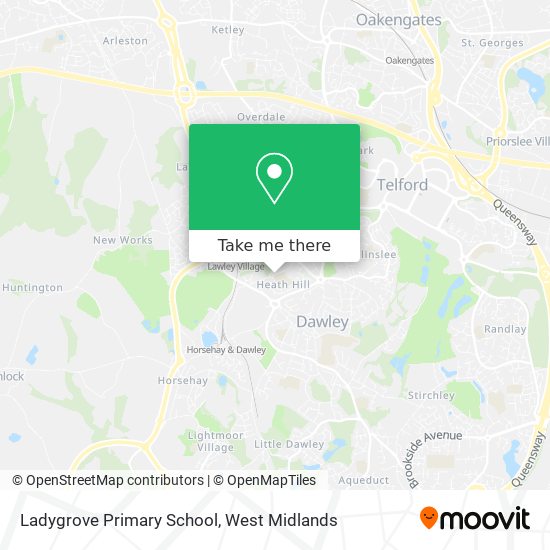 Ladygrove Primary School map