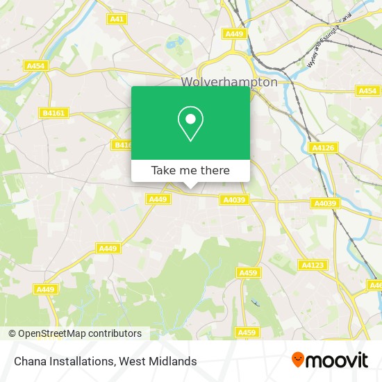 Chana Installations map