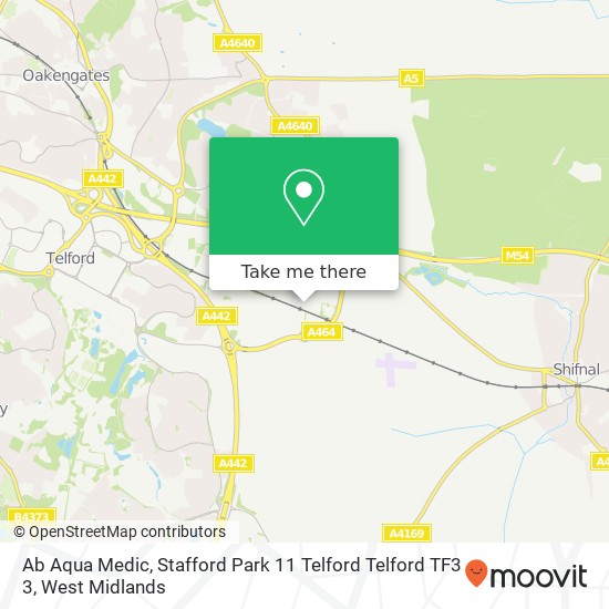 Ab Aqua Medic, Stafford Park 11 Telford Telford TF3 3 map