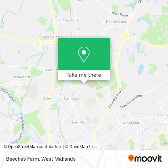 Beeches Farm map