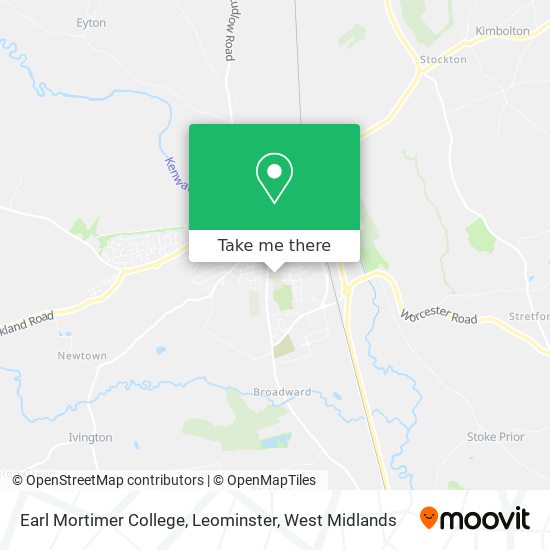 Earl Mortimer College, Leominster map