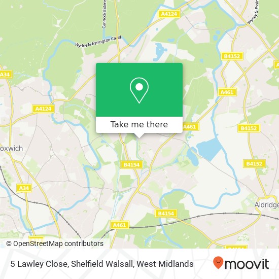 5 Lawley Close, Shelfield Walsall map