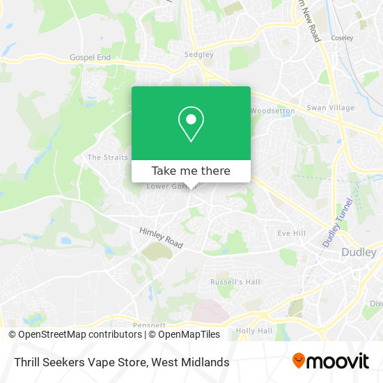 Thrill Seekers Vape Store map