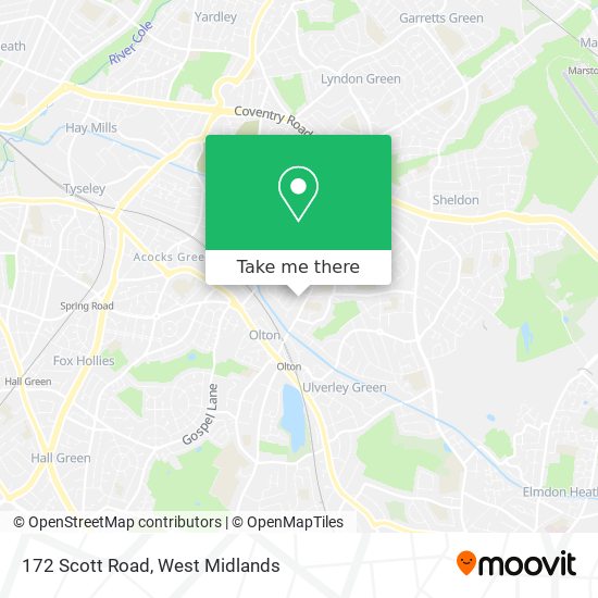 172 Scott Road map