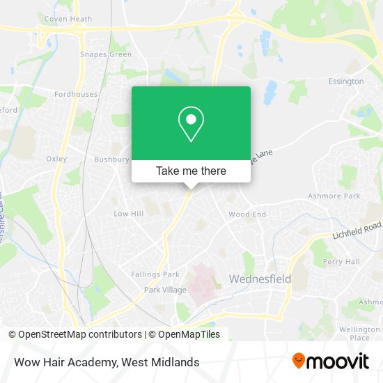 Wow Hair Academy map
