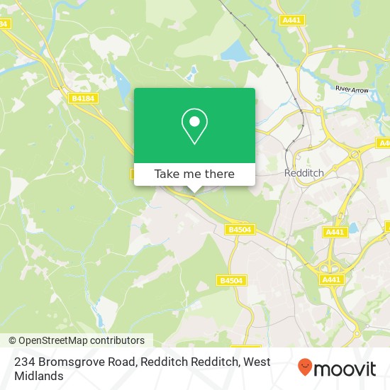 234 Bromsgrove Road, Redditch Redditch map