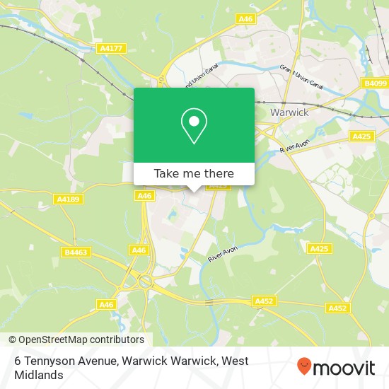 6 Tennyson Avenue, Warwick Warwick map