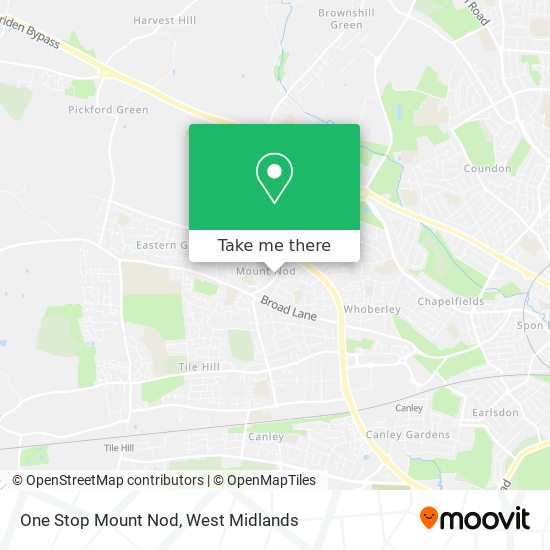 One Stop Mount Nod map