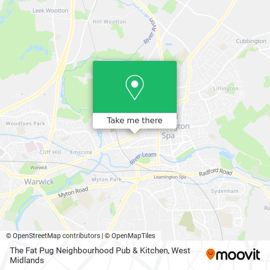 The Fat Pug Neighbourhood Pub & Kitchen map