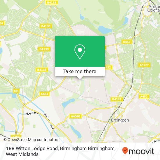 188 Witton Lodge Road, Birmingham Birmingham map