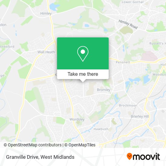 Granville Drive map