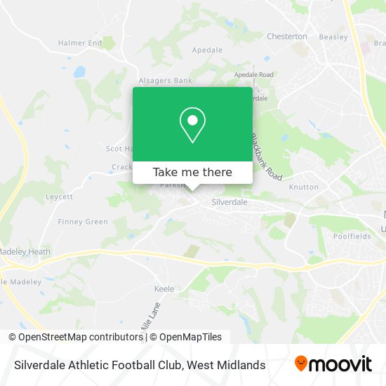 Silverdale Athletic Football Club map