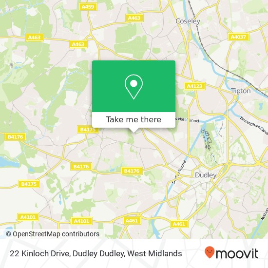 22 Kinloch Drive, Dudley Dudley map