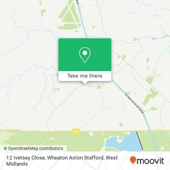 12 Ivetsey Close, Wheaton Aston Stafford map
