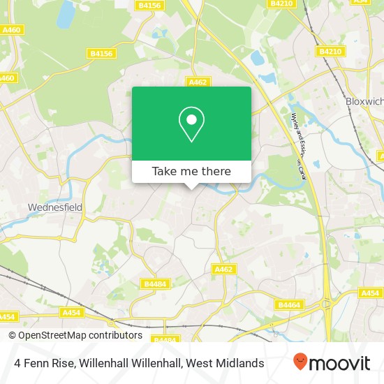 4 Fenn Rise, Willenhall Willenhall map