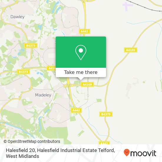 Halesfield 20, Halesfield Industrial Estate Telford map