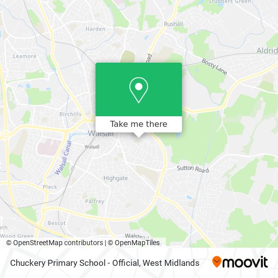 Chuckery Primary School - Official map