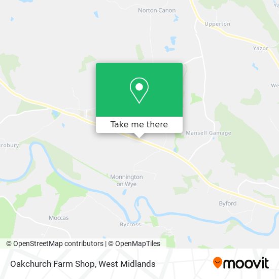 Oakchurch Farm Shop map