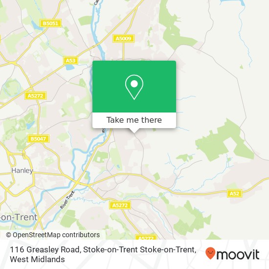 116 Greasley Road, Stoke-on-Trent Stoke-on-Trent map