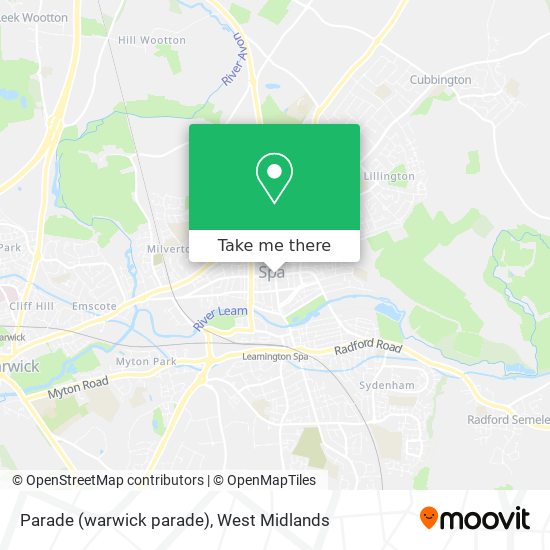 Parade (warwick parade) map