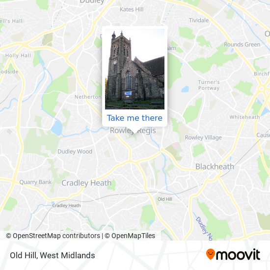 Old Hill map