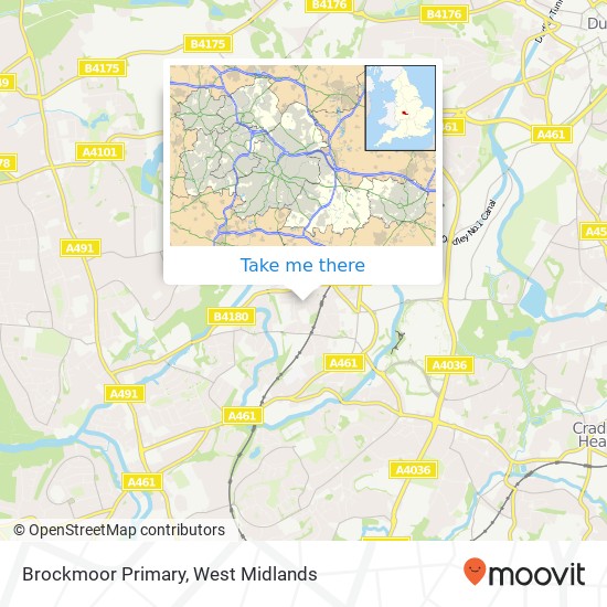 Brockmoor Primary map