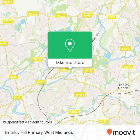 Brierley Hill Primary map