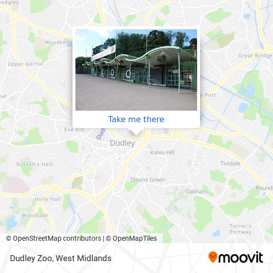 Dudley Zoo map