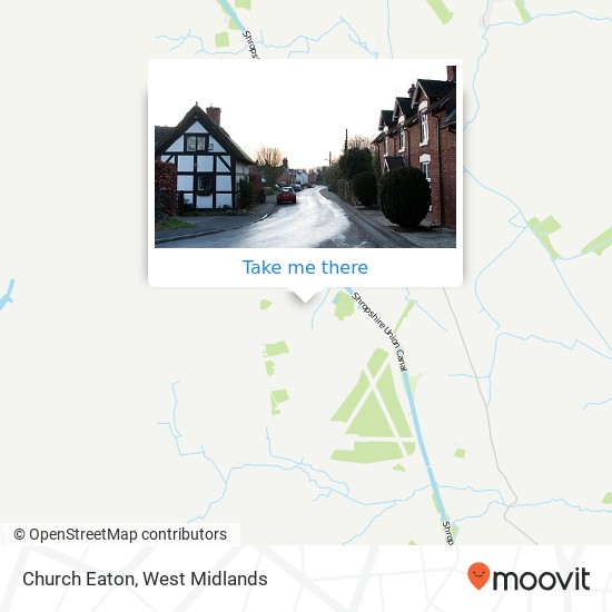 Church Eaton map