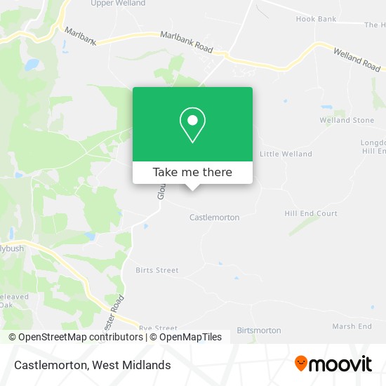 Castlemorton map