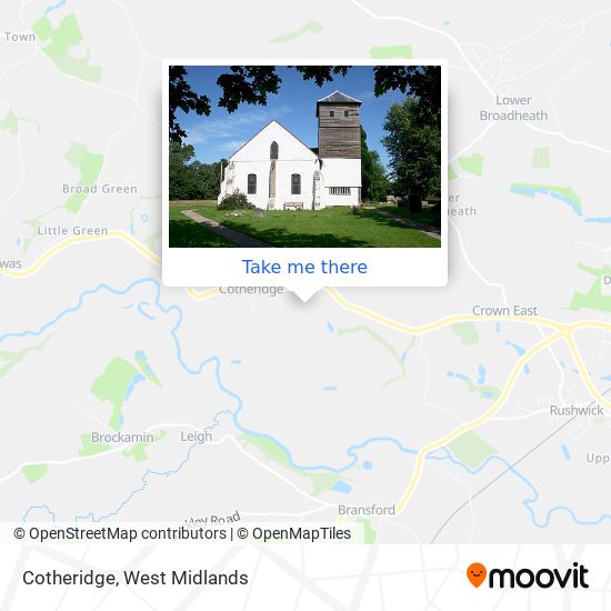 Cotheridge map