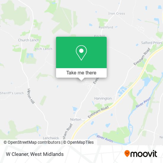 W Cleaner map