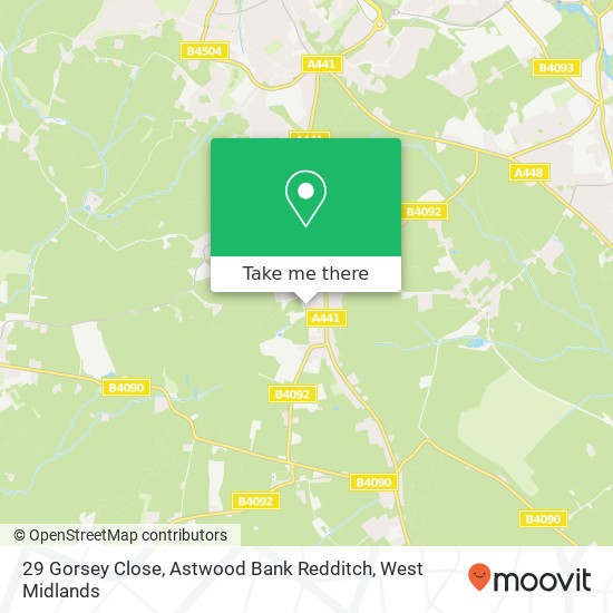 29 Gorsey Close, Astwood Bank Redditch map