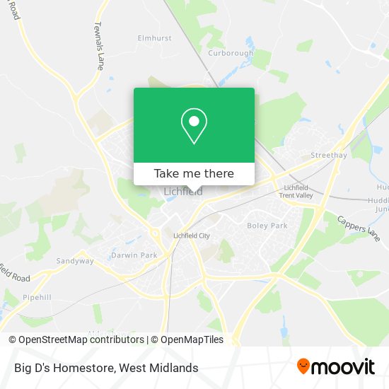 Big D's Homestore map