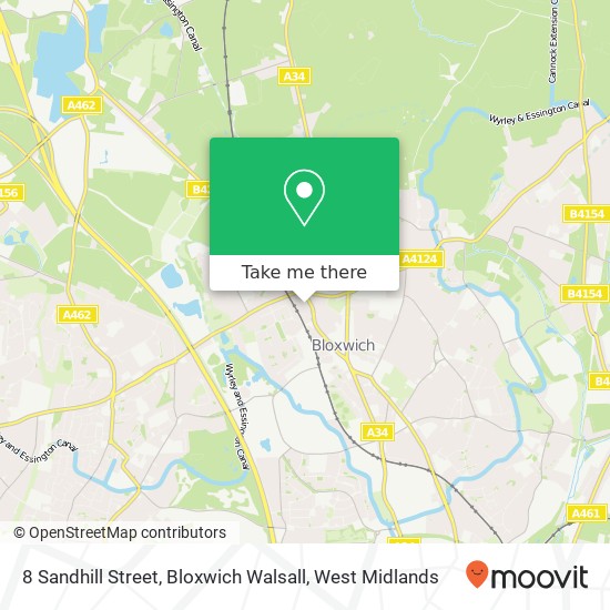 8 Sandhill Street, Bloxwich Walsall map