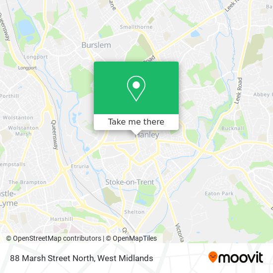 88 Marsh Street North map