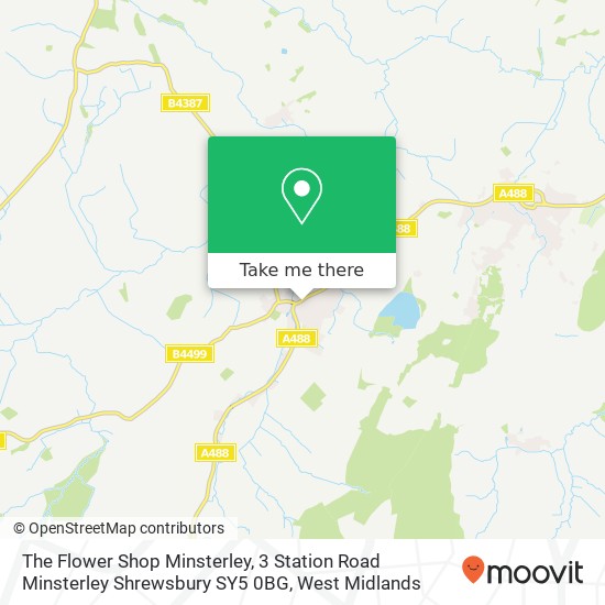 The Flower Shop Minsterley, 3 Station Road Minsterley Shrewsbury SY5 0BG map