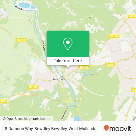 8 Damson Way, Bewdley Bewdley map