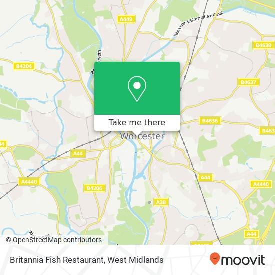 Britannia Fish Restaurant map